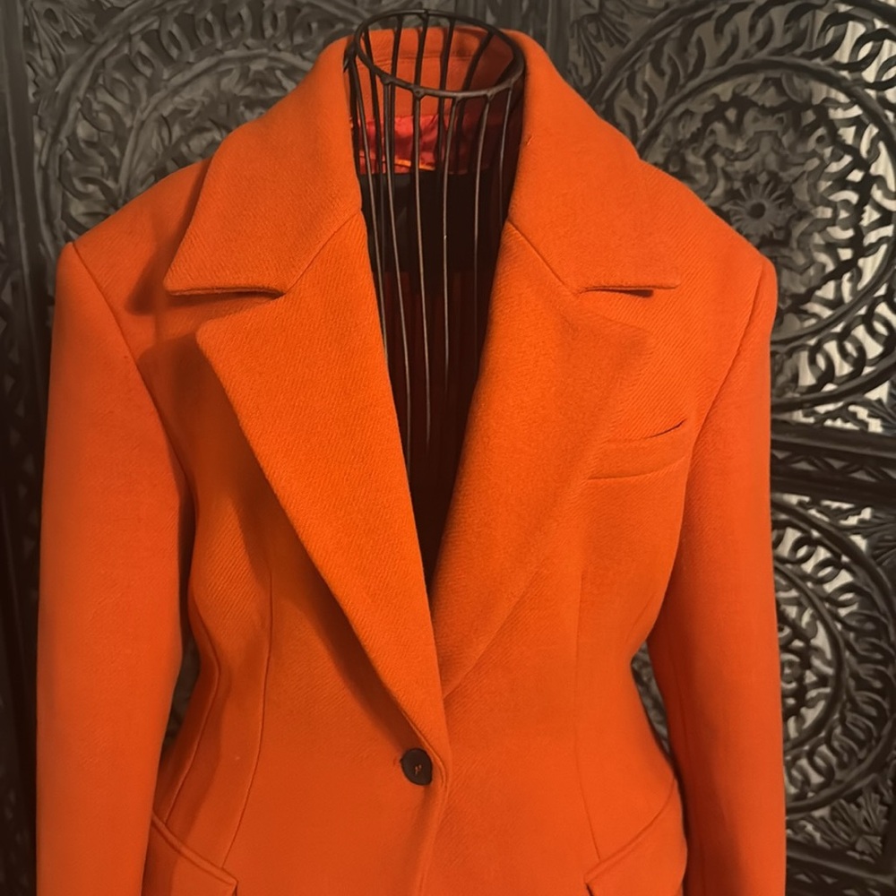 Zara Manteco wool blend coat, high quility. size M. like new. - Picture 2 of 10